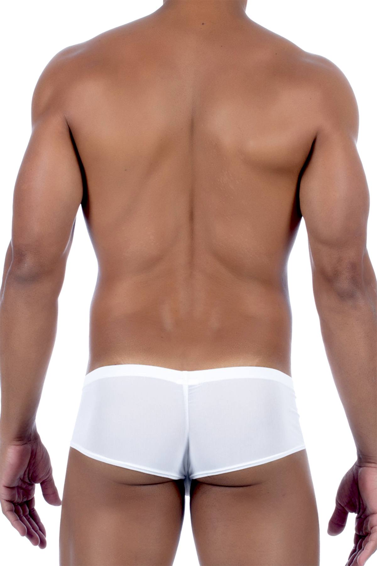 Joe Snyder White Mesh MaxiBulge C-Ring Cheek Trunk