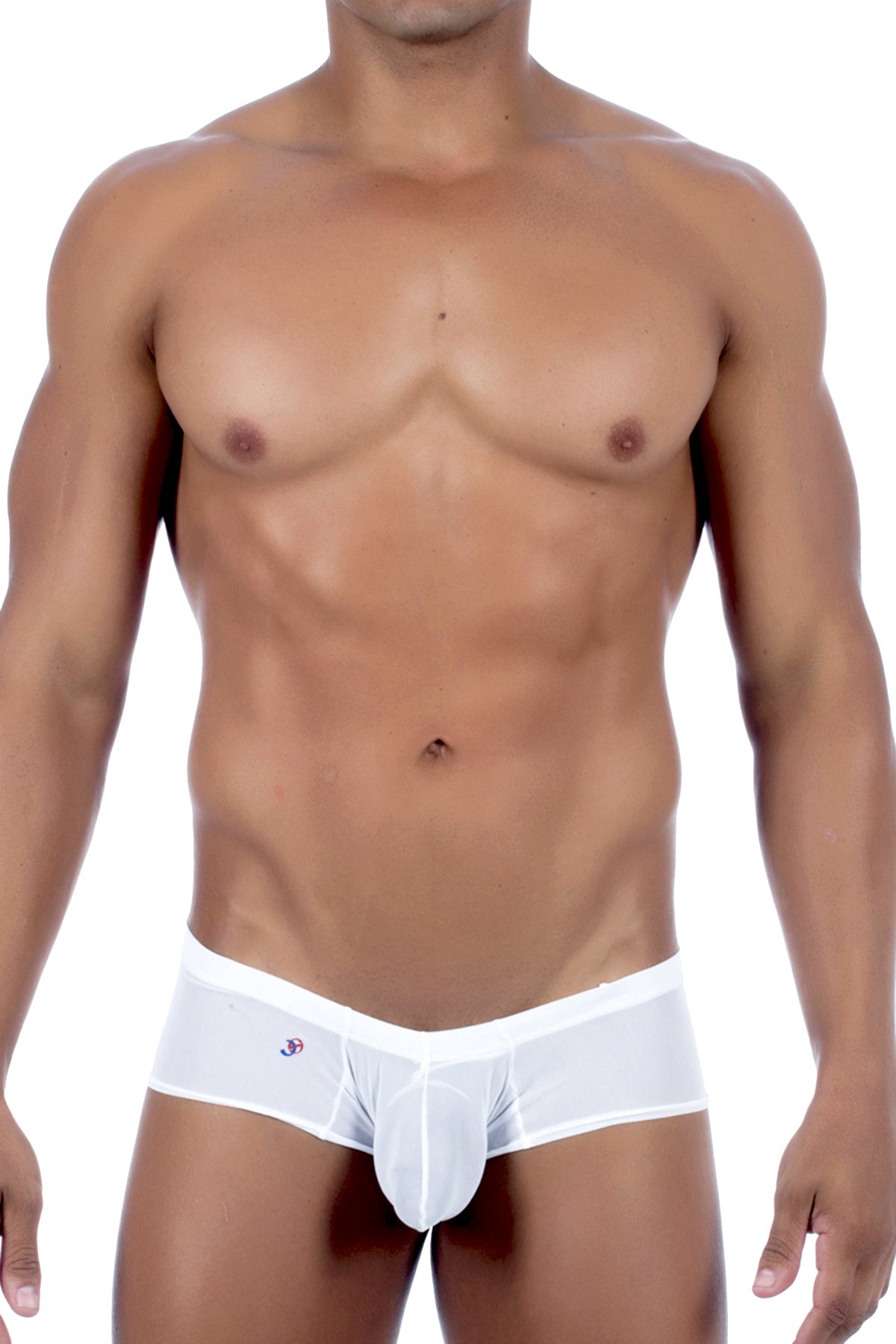 Joe Snyder White Mesh MaxiBulge C-Ring Cheek Trunk