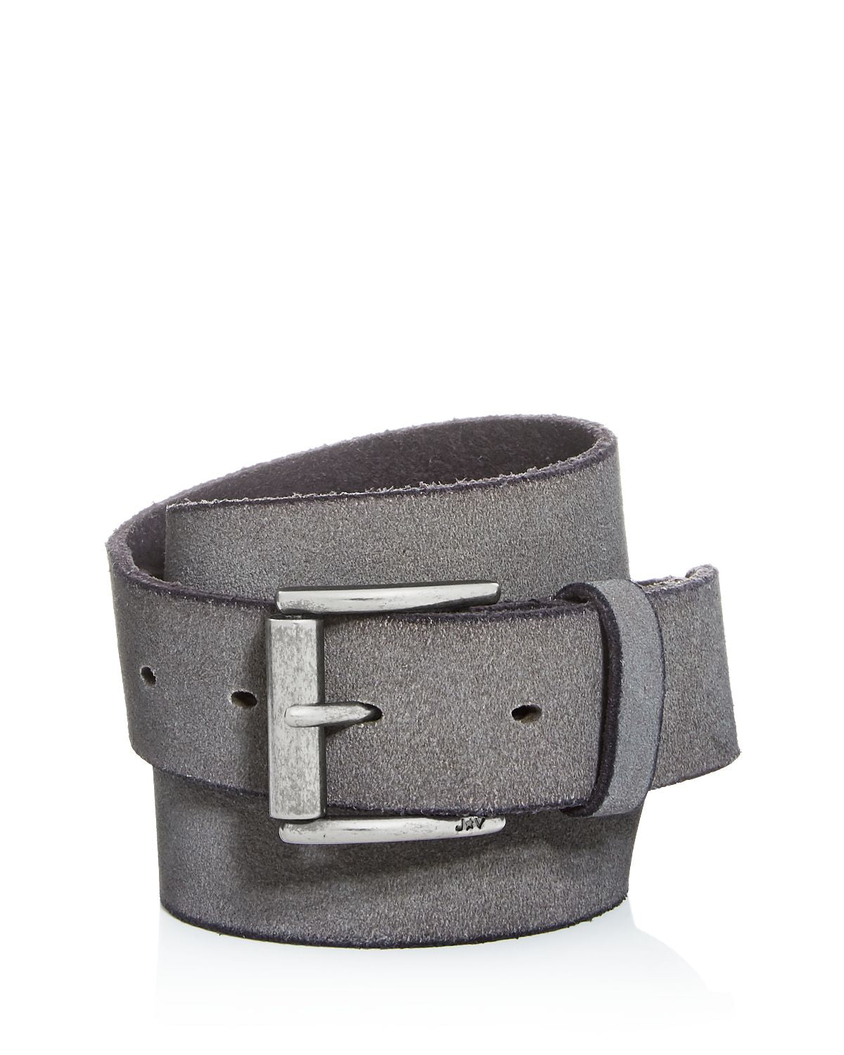 John Varvatos Star Usa Suede Belt Gray