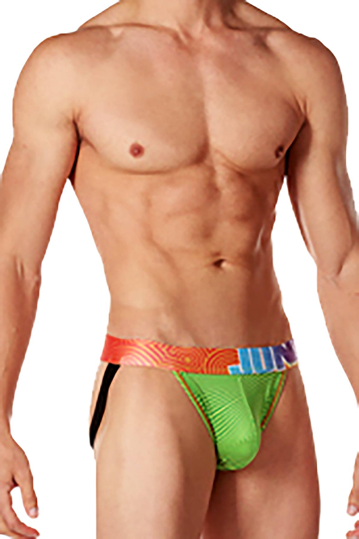 Junk Underjeans Green Zydeco Jockstrap