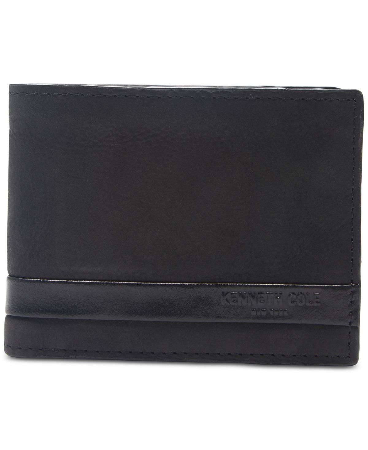 Kenneth Cole Reaction Sibley Leather Passcase Wallet Black – CheapUndies