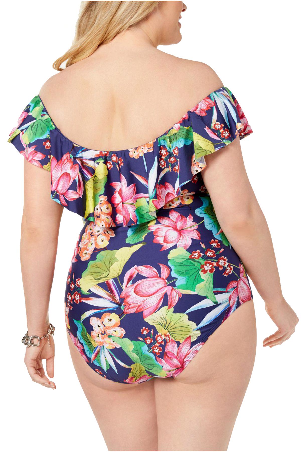 La blanca best sale off shoulder swimsuit