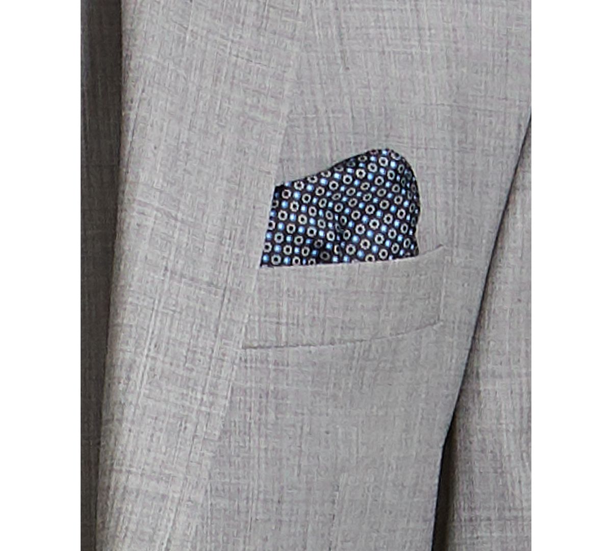 Lauren Ralph Lauren Classic-fit Ultraflex Stretch Light Gray Sharkskin Suit Jacket Light Grey