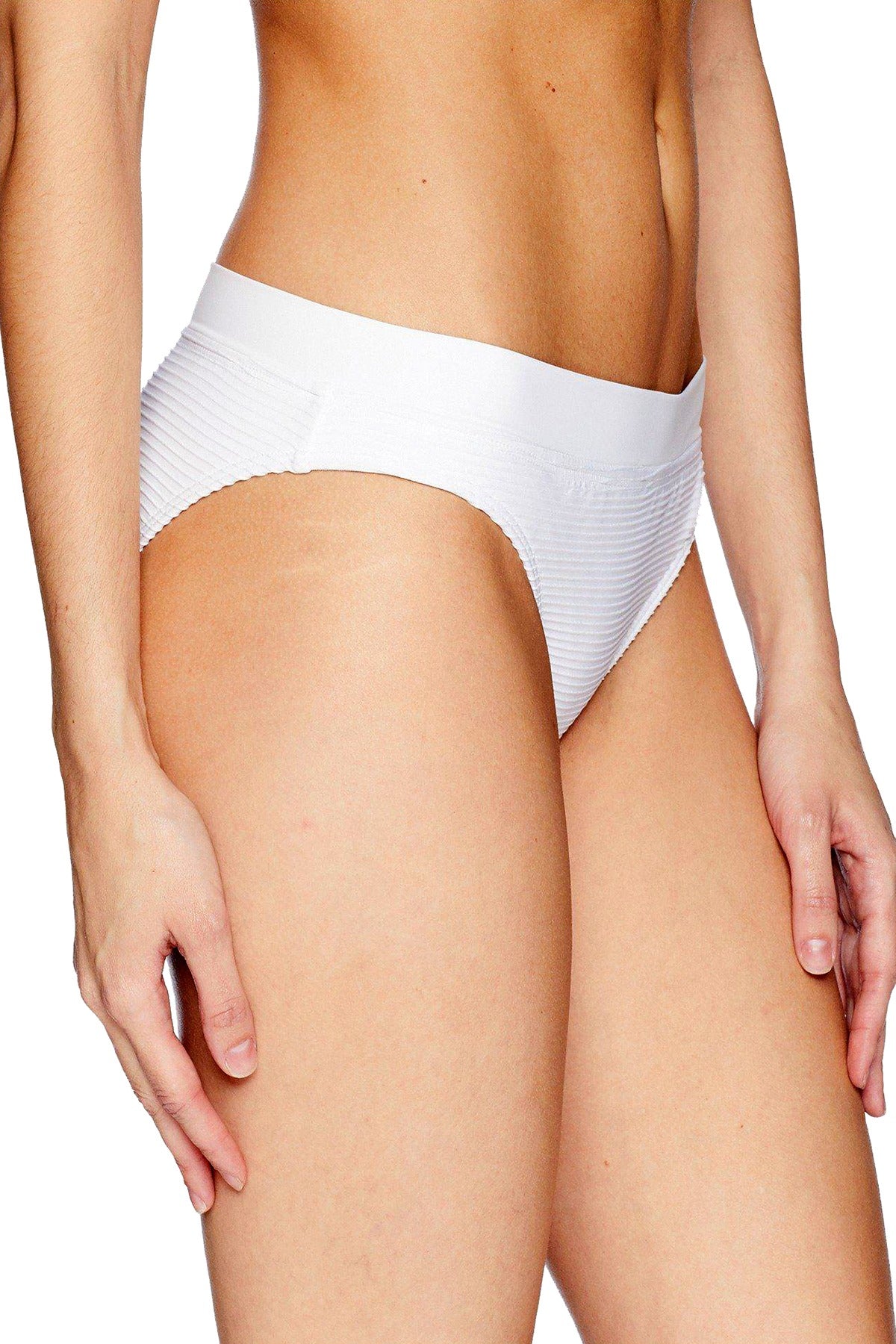 Lauren Ralph Lauren Rib Knit Bikini Bottom in White – CheapUndies