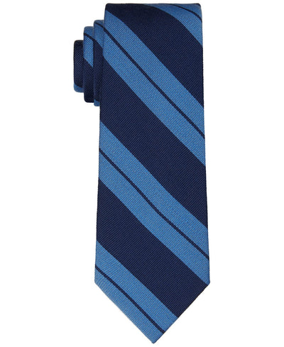 Lauren Ralph Lauren Slim Double Stripe Tie Navy