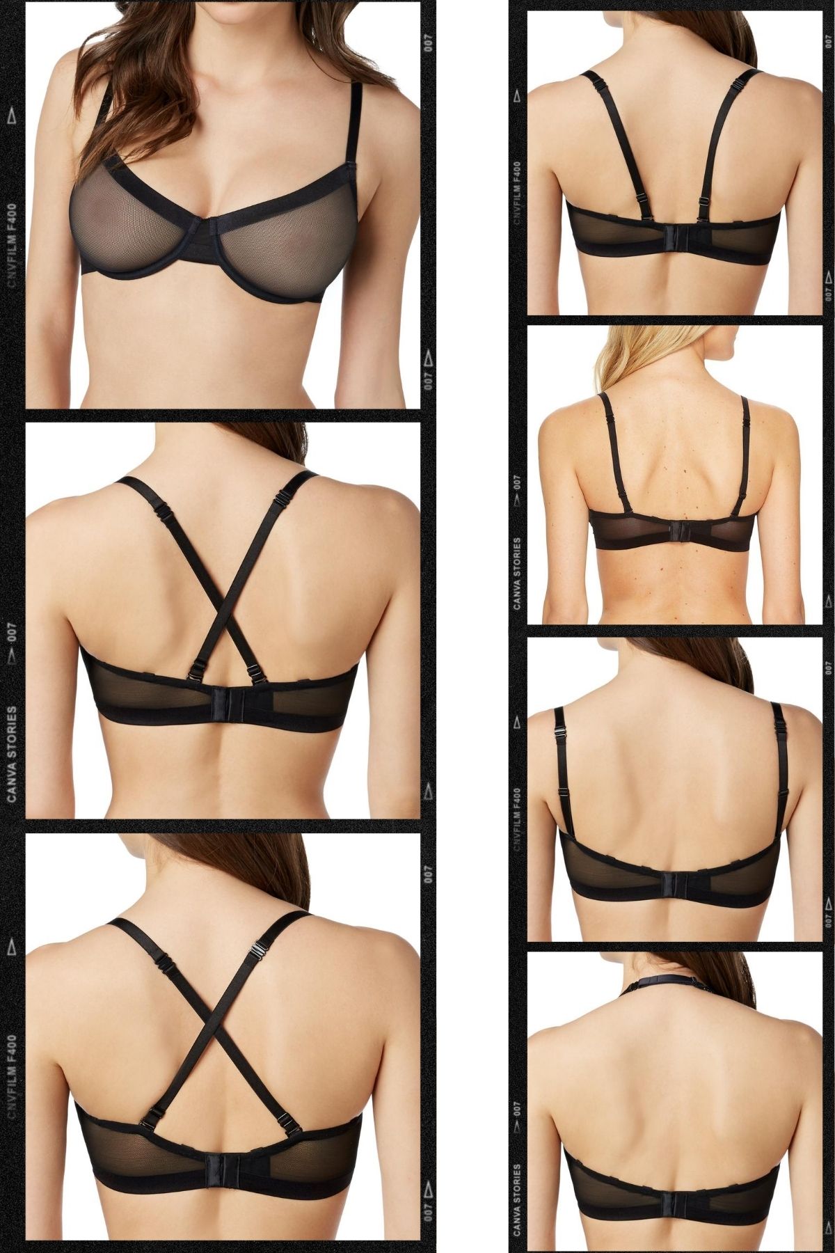 Le Mystere Black Infinite Sheer Unlined Bra