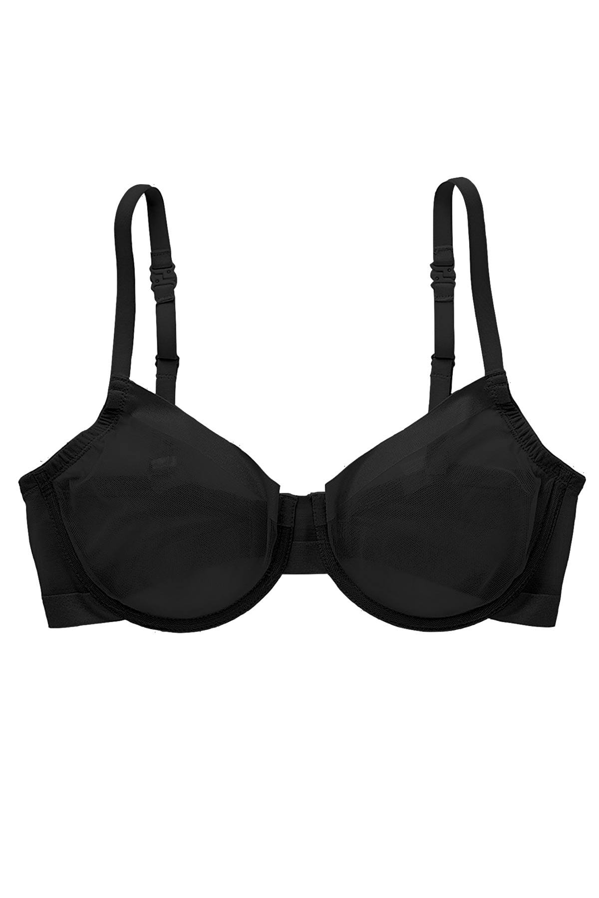 Le Mystere Black Infinite Sheer Unlined Bra