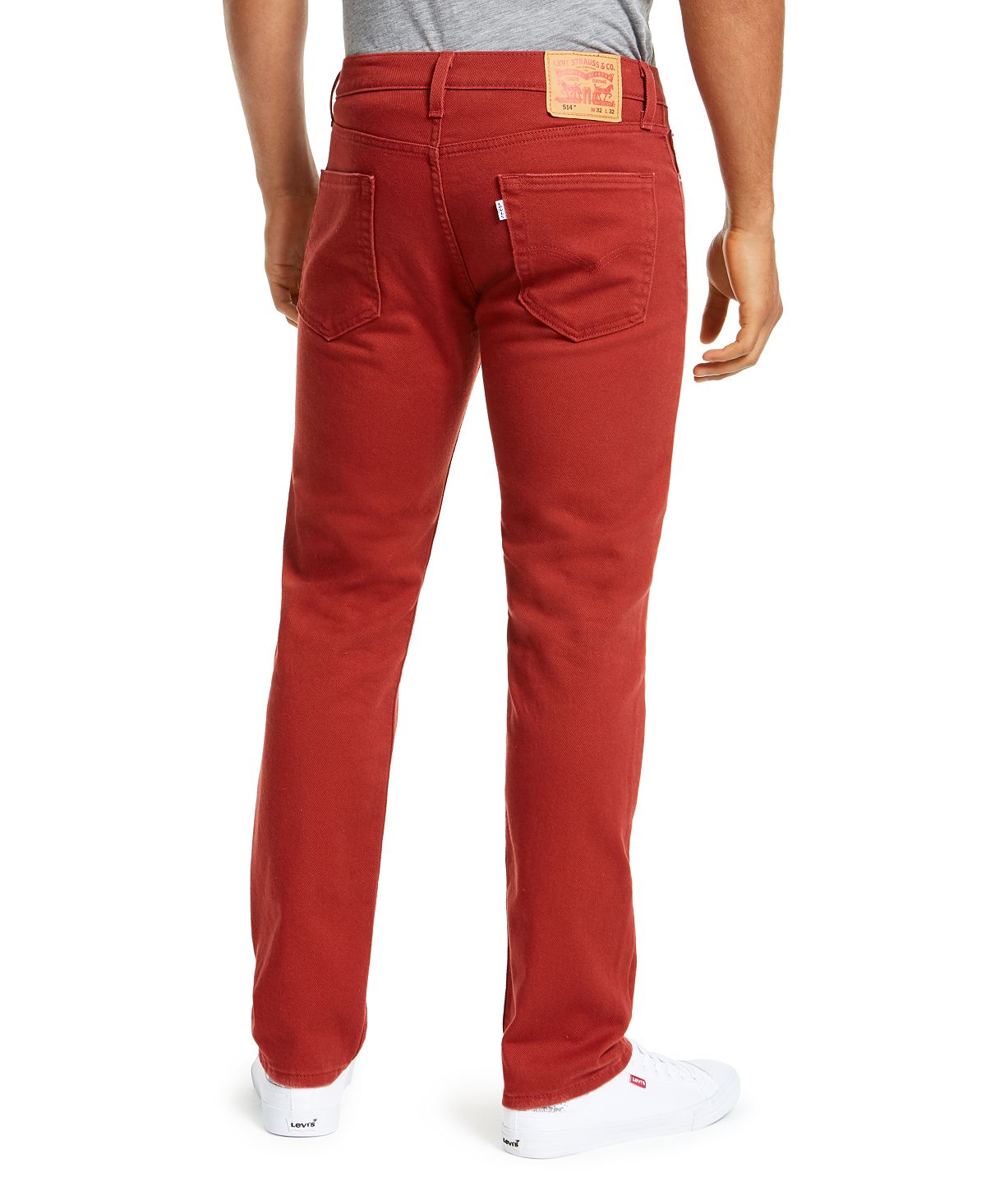 Levi's 514 Straight Fit Jeans Rally Red