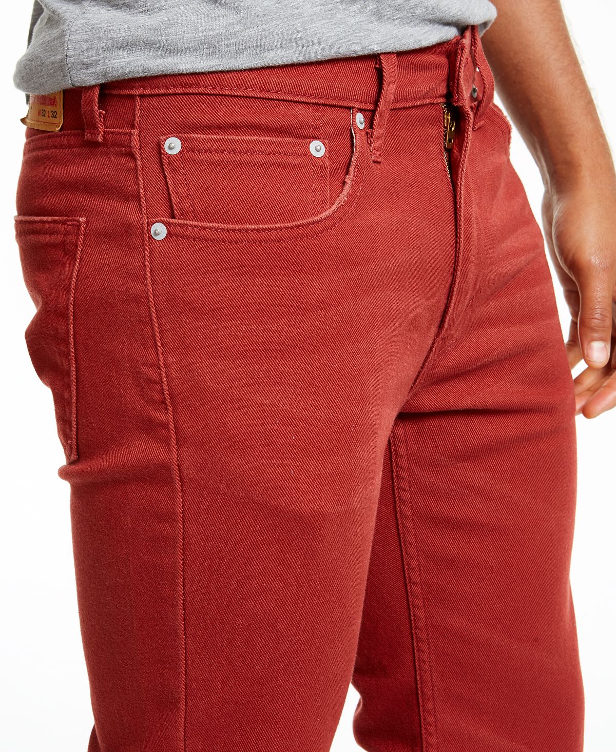 Levi's 514 Straight Fit Jeans Rally Red