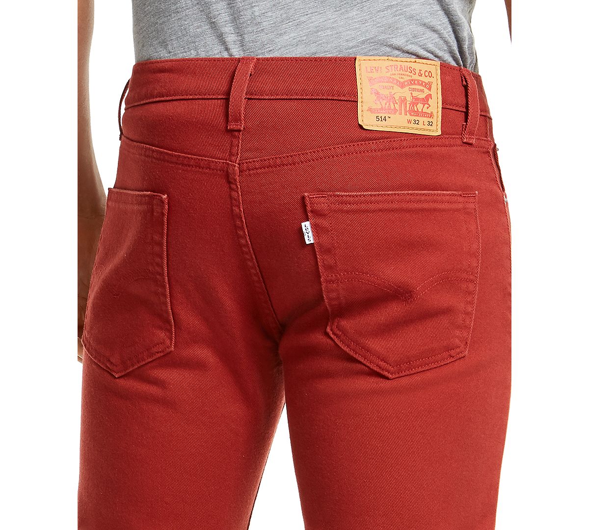 Levi's 514 Straight Fit Jeans Rally Red