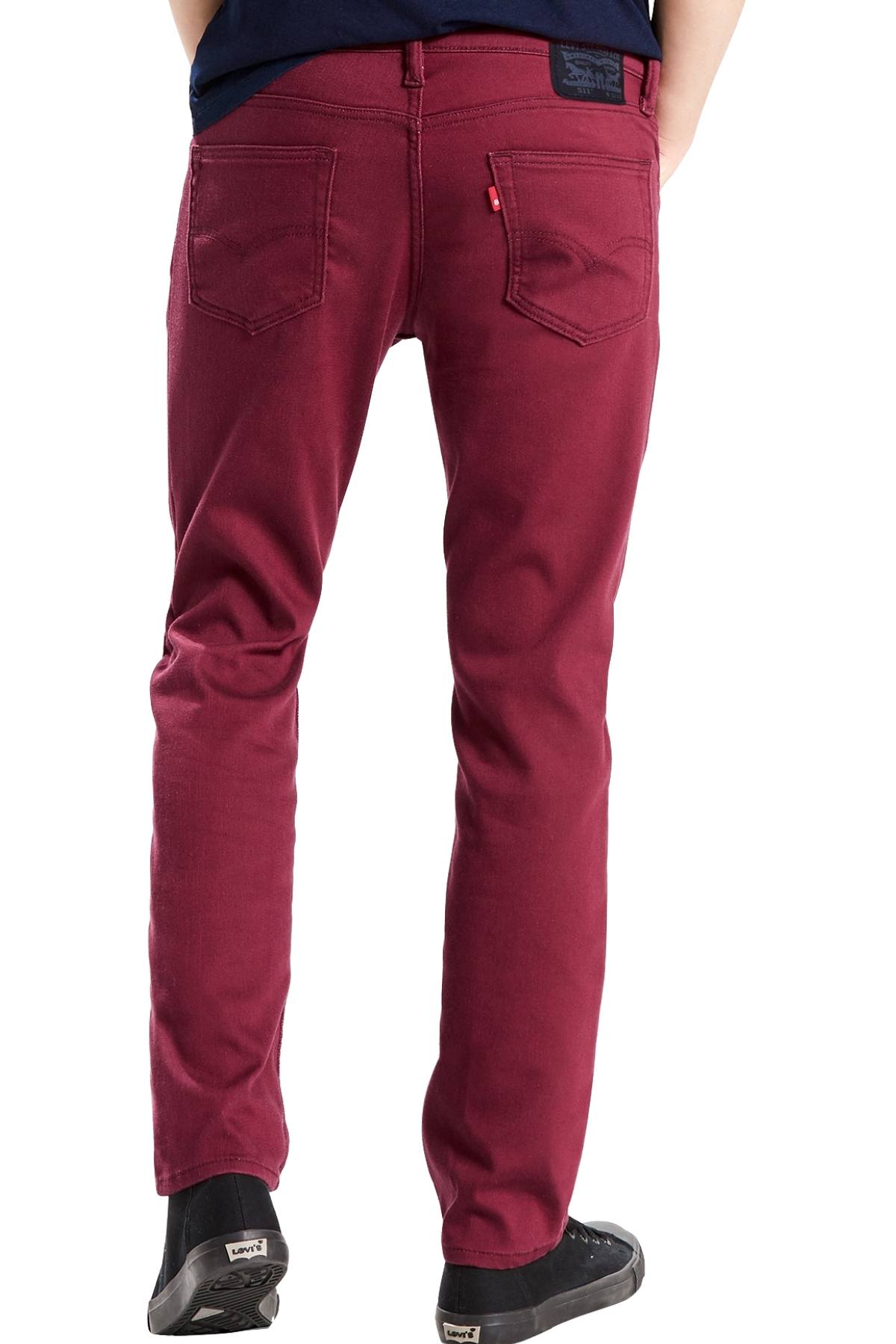 Levi's Brushed-Burgundy 511™ Slim-Fit Jeans