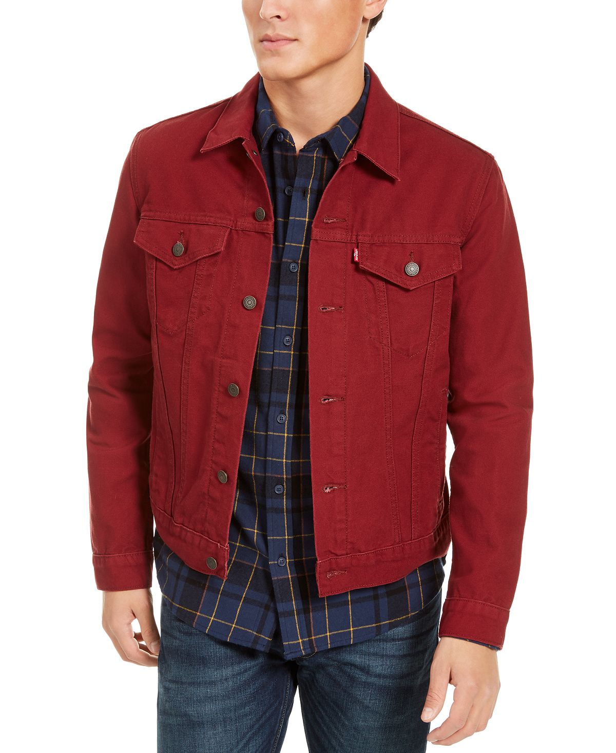 Levi's Denim Trucker Jacket Cabernet