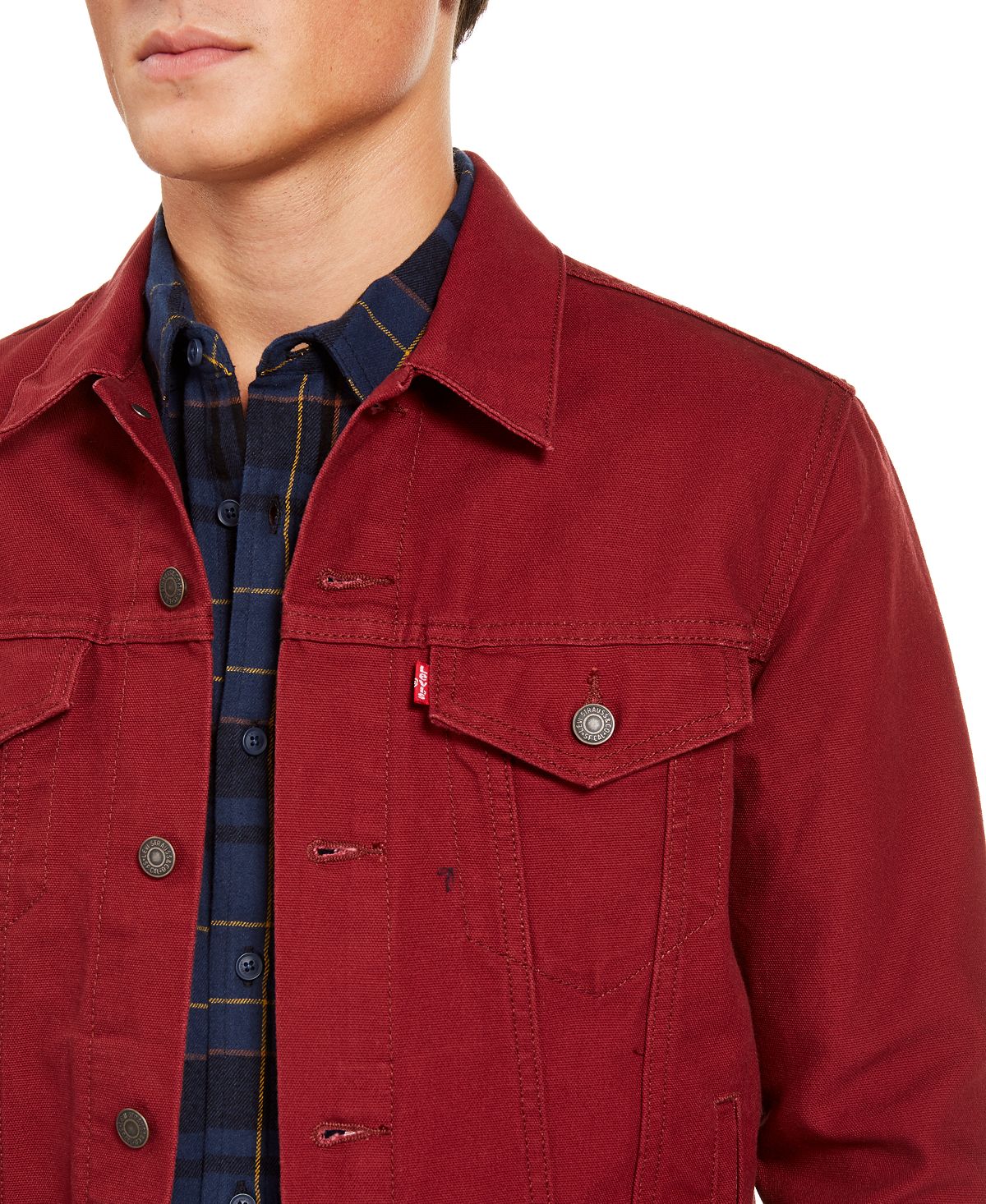 Levi's Denim Trucker Jacket Cabernet