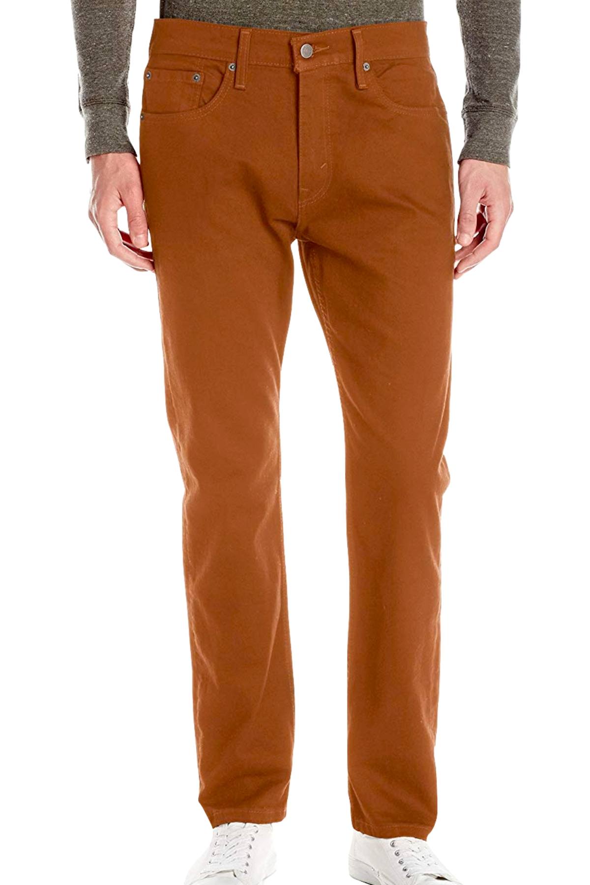 Levi's Rich-Rust 502™ Regular-Taper Soft-Twill Classic-Fit Jeans