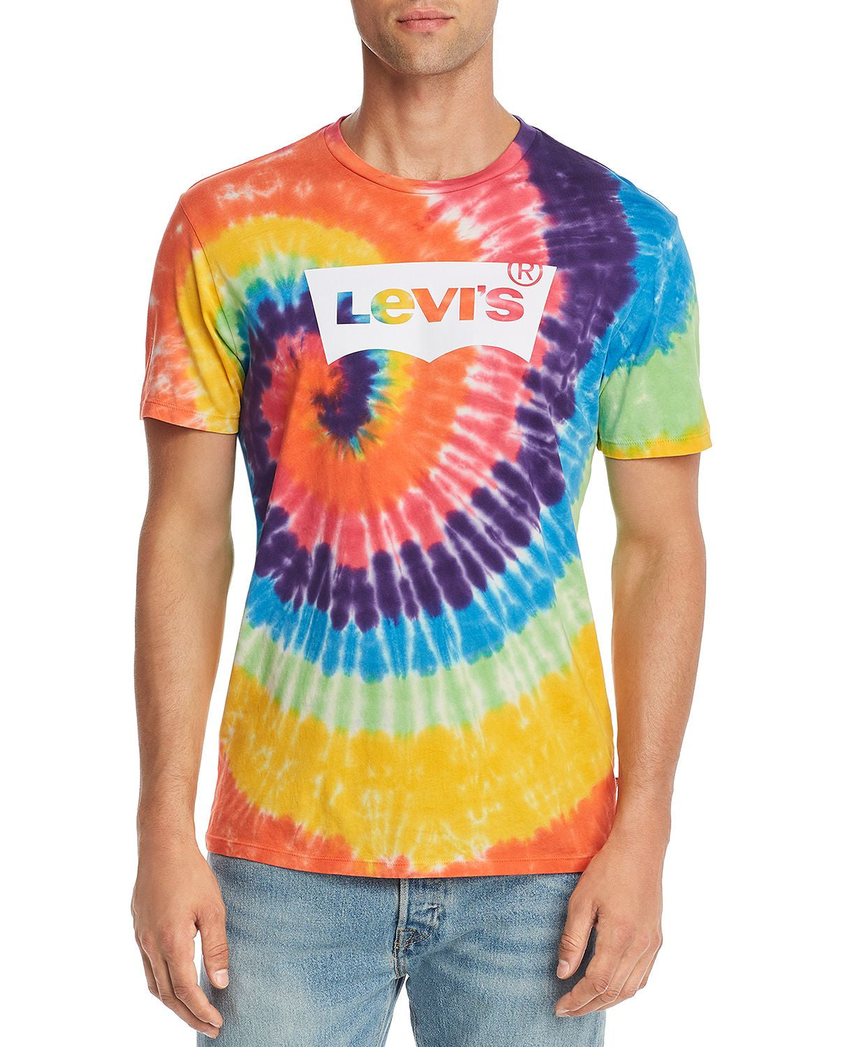 Levi's Tie Dye Logo T-shirt Yellow Tie Die