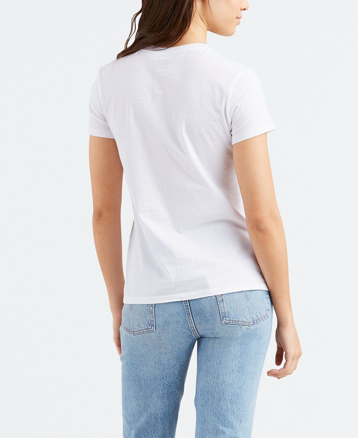 White levi best sale t shirt women's