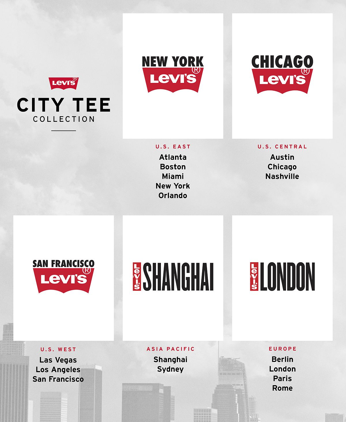 Levis deals city tee