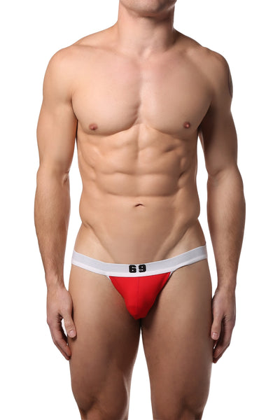 Manview Red 69 Thin Band Jockstrap