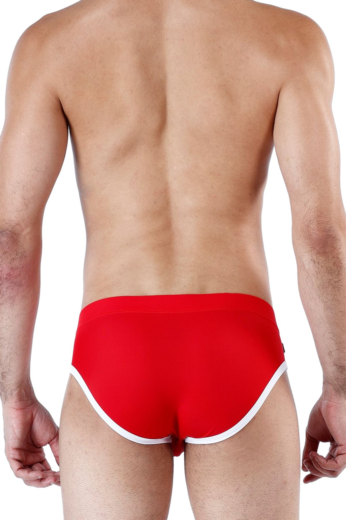 Manview Red Thrust Swim Bikini