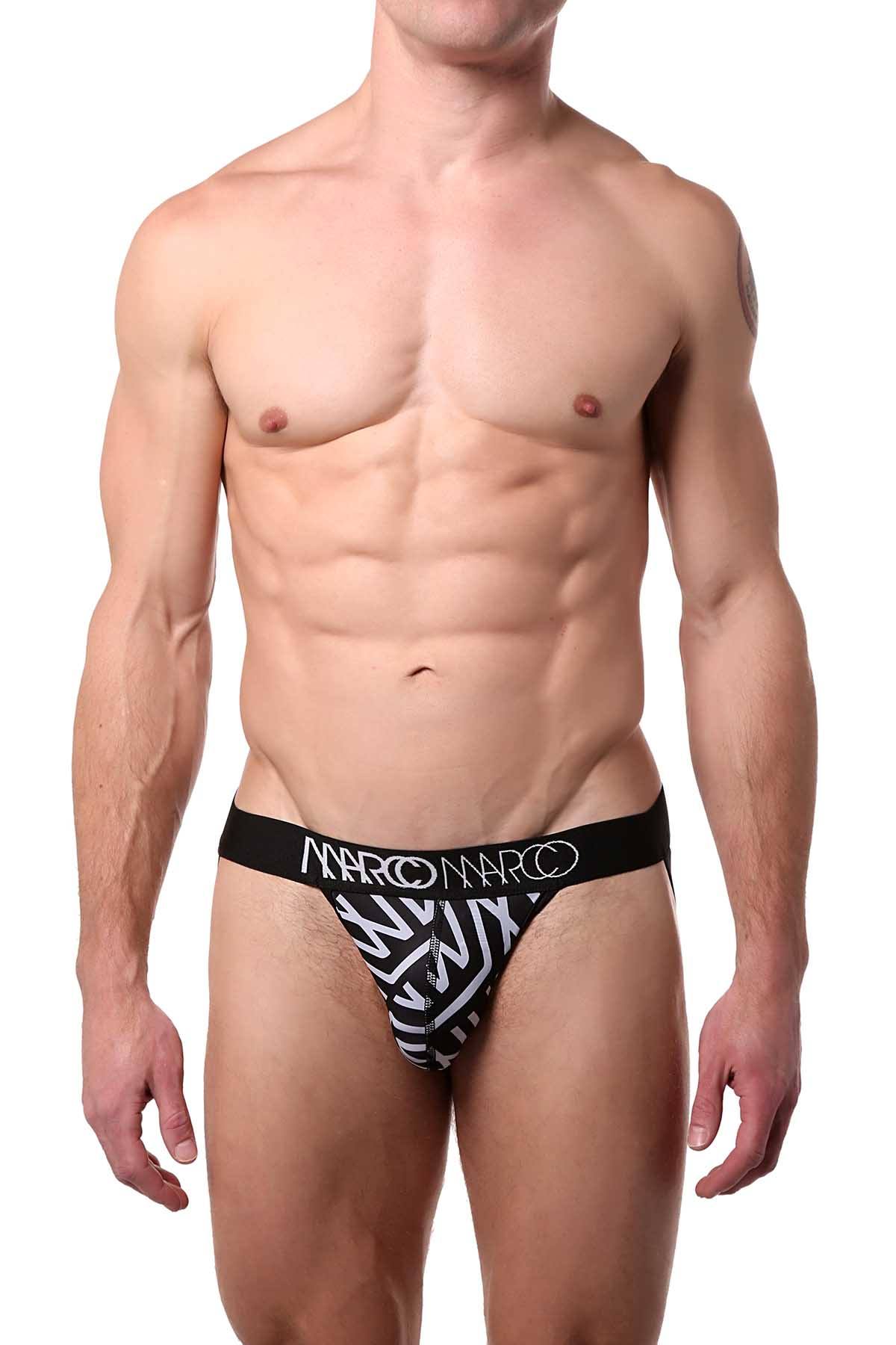 Marco Marco Black/White Jace Jockstrap