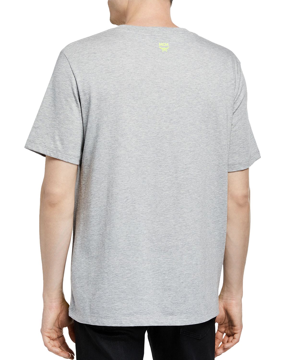 Mcm Graphic Logo Tee Gray