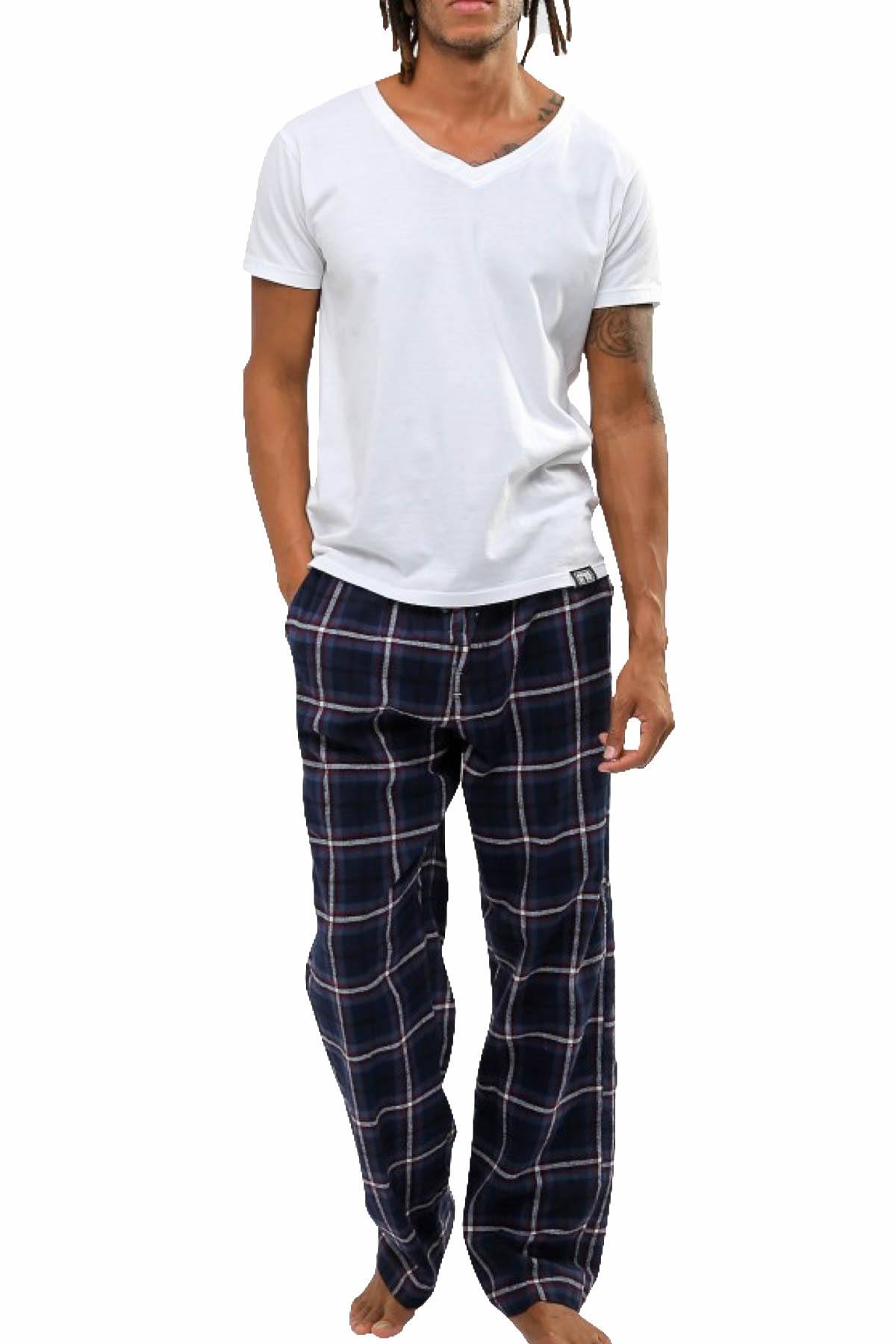 Memphis Blues Navy/Red/White Flannel Pajama Pant