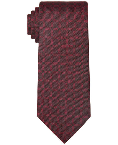 Michael Kors Classic Grid Tie Burgundy