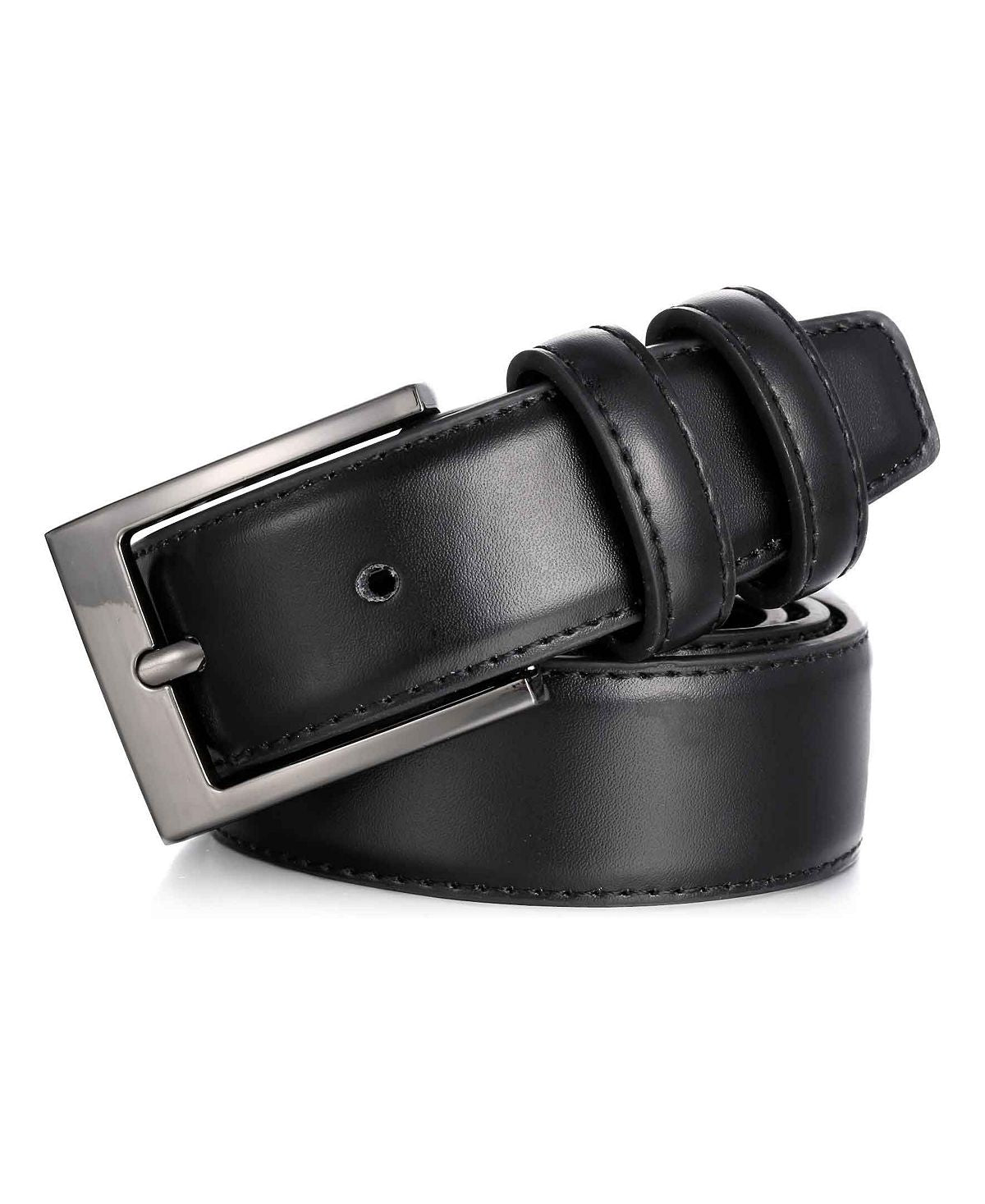 Mio Marino Classy Prong Buckle Belt Black