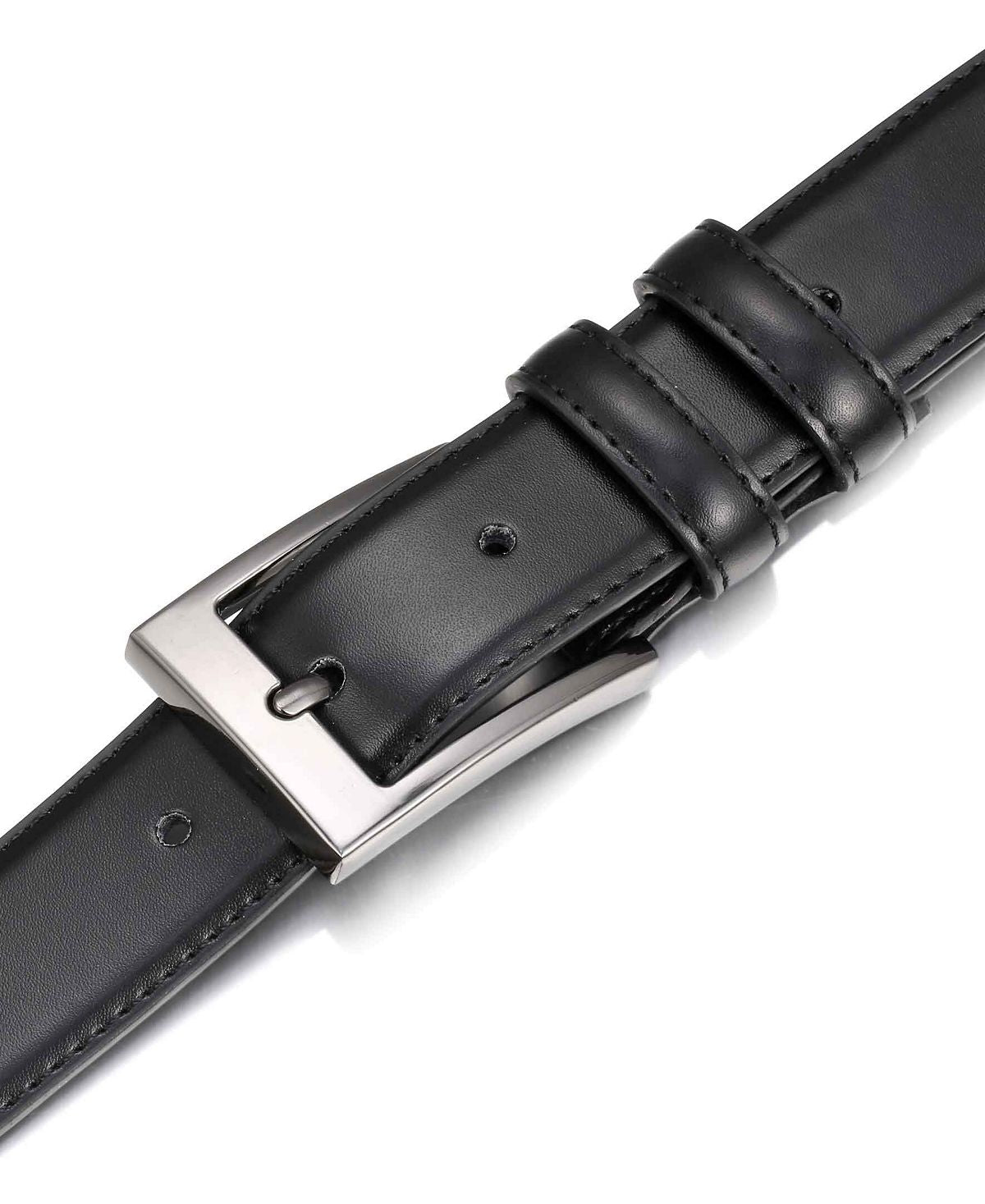 Mio Marino Classy Prong Buckle Belt Black