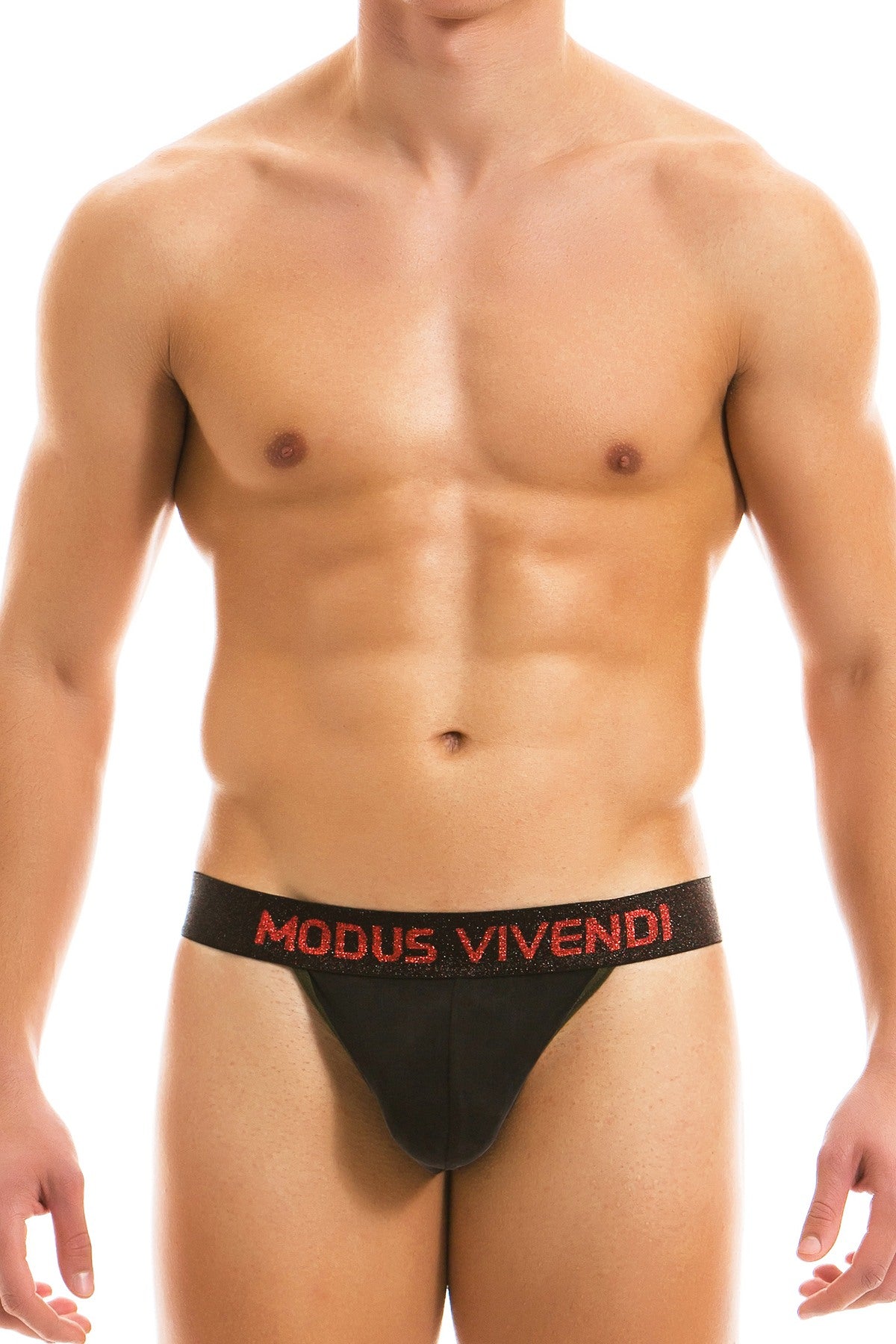 Modus Vivendi Black Floral Tanga Brief