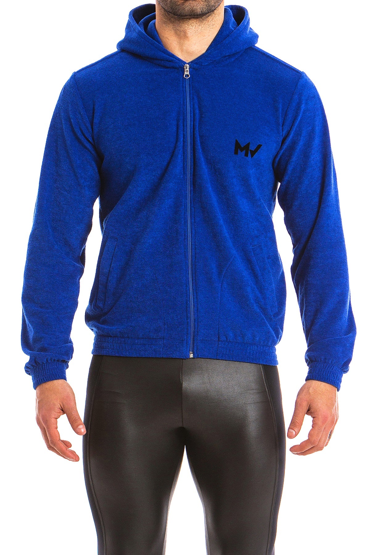 Modus Vivendi Blue Bull Hoodie/Bomber 2-in-1 Jacket