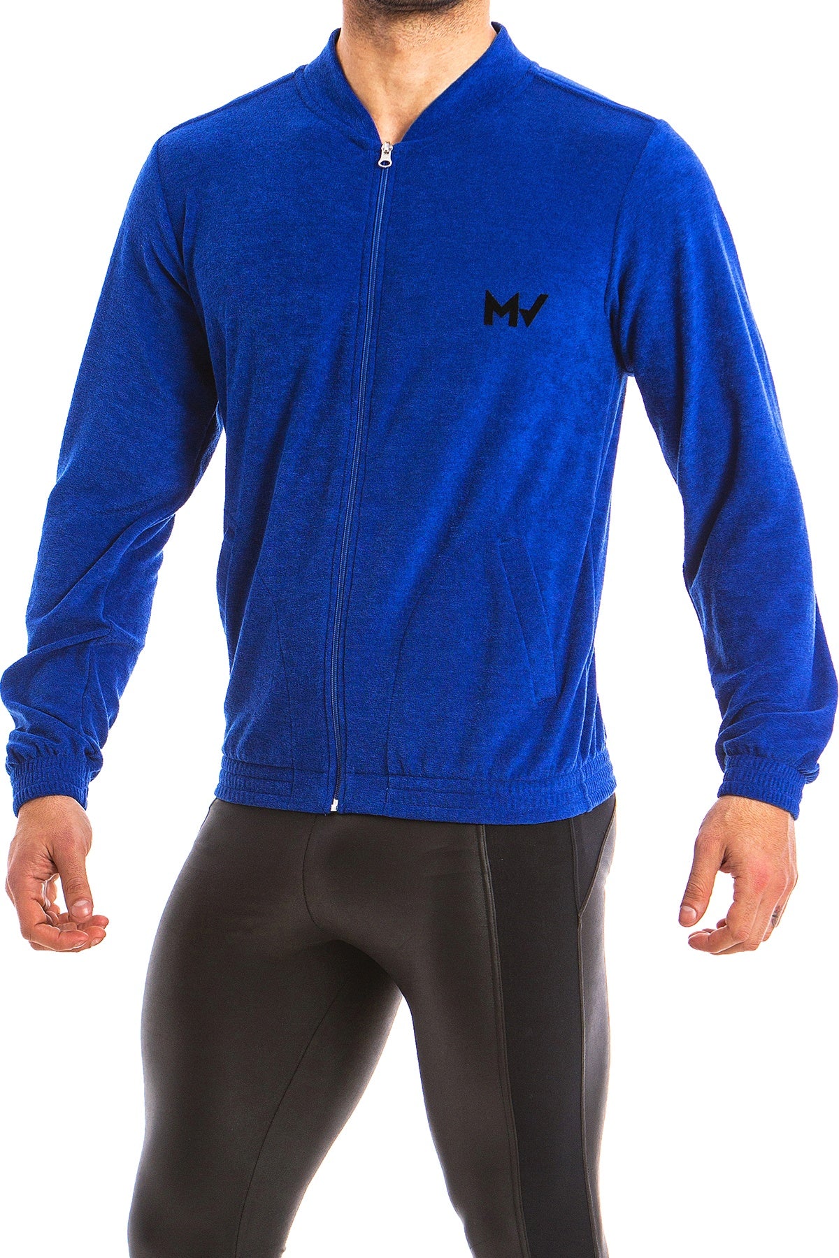 Modus Vivendi Blue Bull Hoodie/Bomber 2-in-1 Jacket