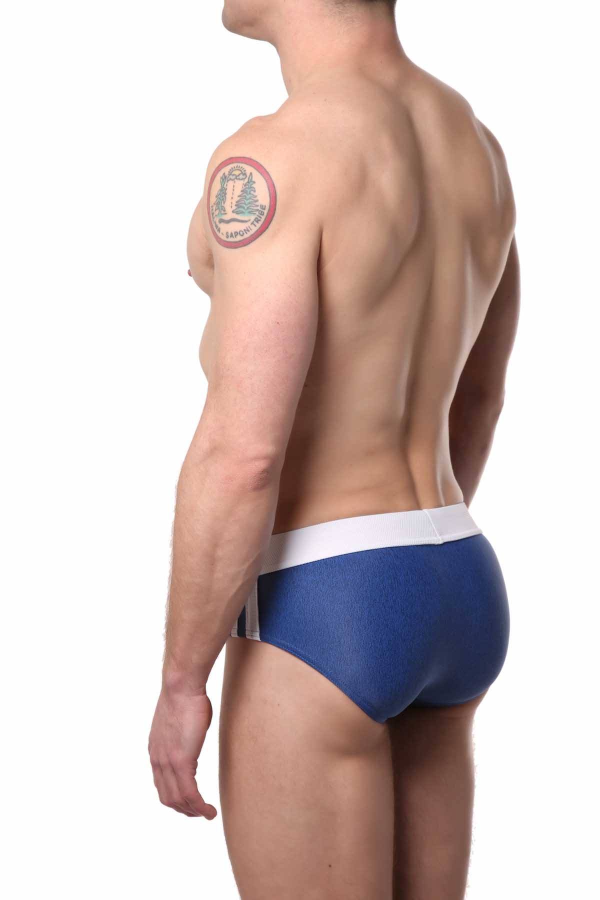 Modus Vivendi Blue Melanze Swim Brief