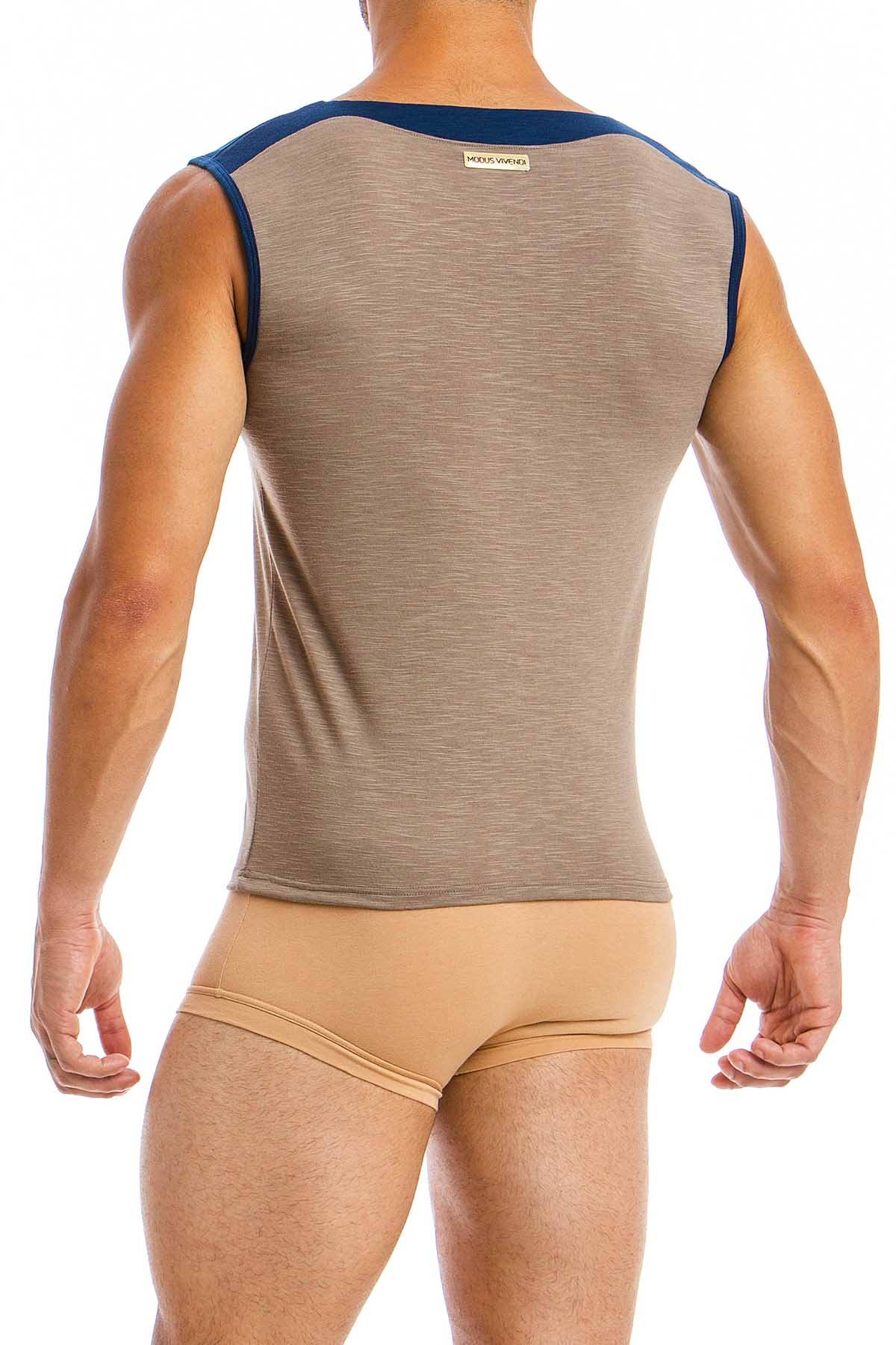 Modus Vivendi Camel Slub Sleeveless Top