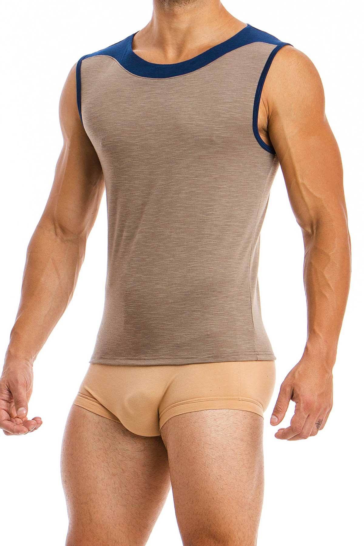 Modus Vivendi Camel Slub Sleeveless Top