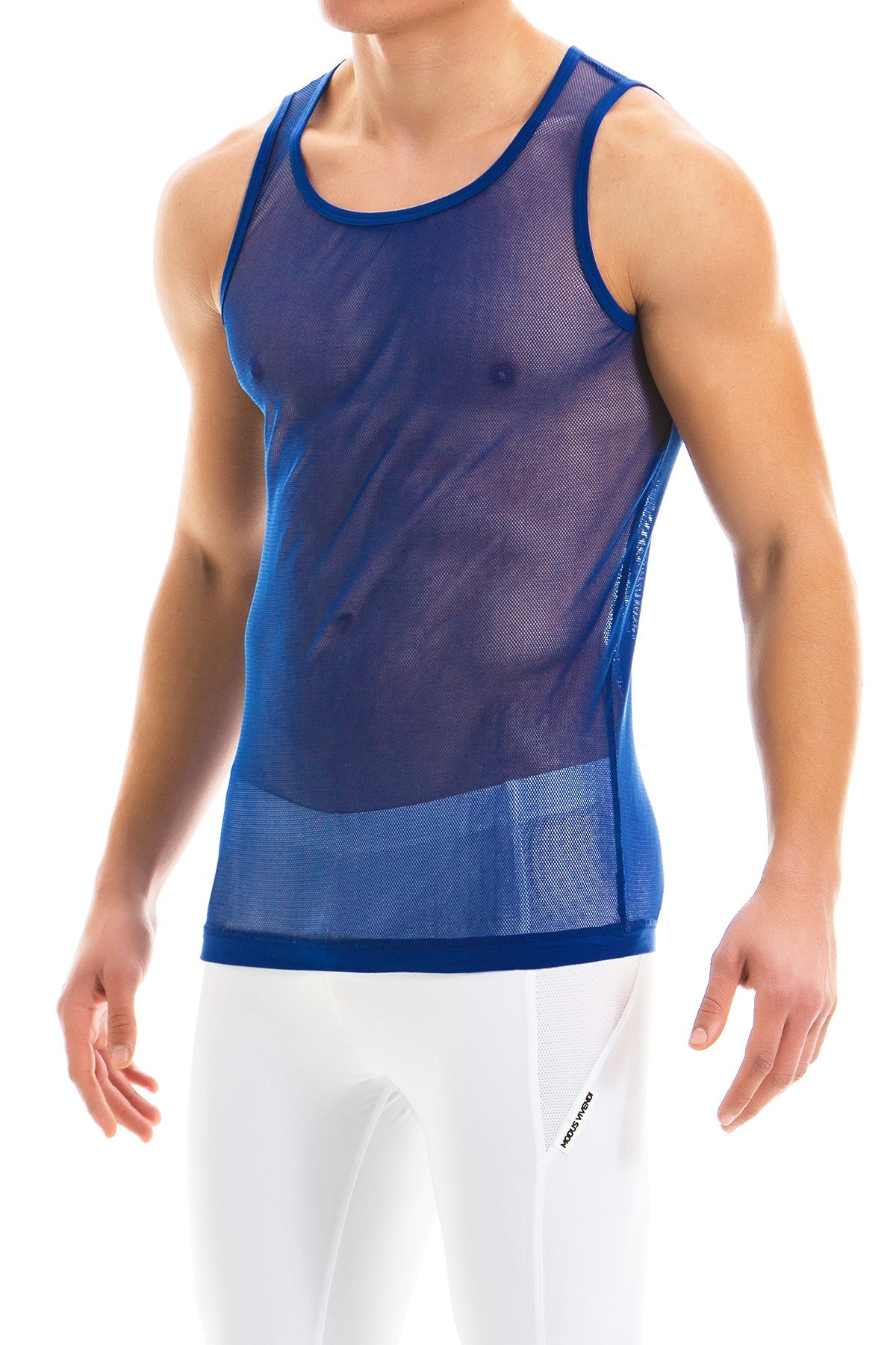 Modus Vivendi Camo C-Through Tanktop Aqua