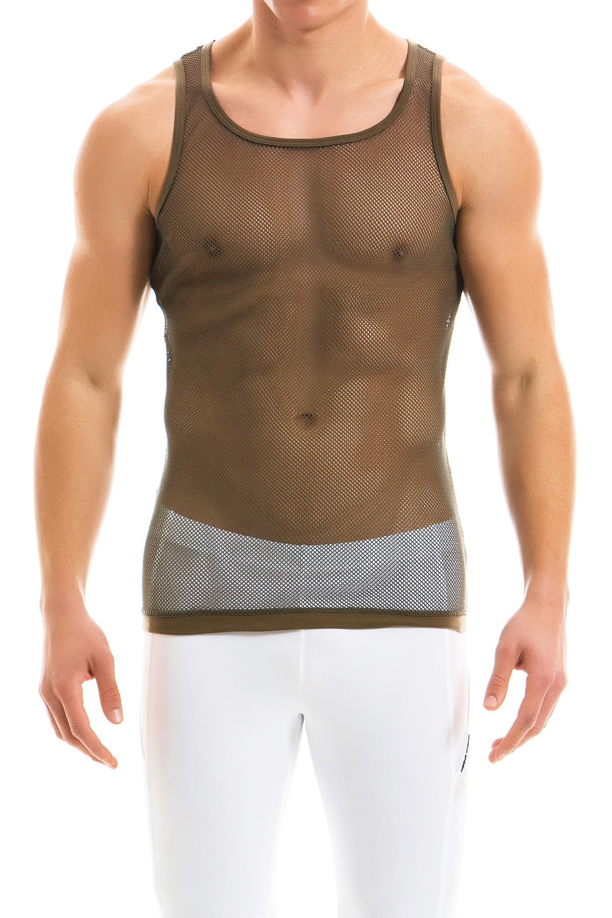 Modus Vivendi Camo C-Through Tanktop Khaki