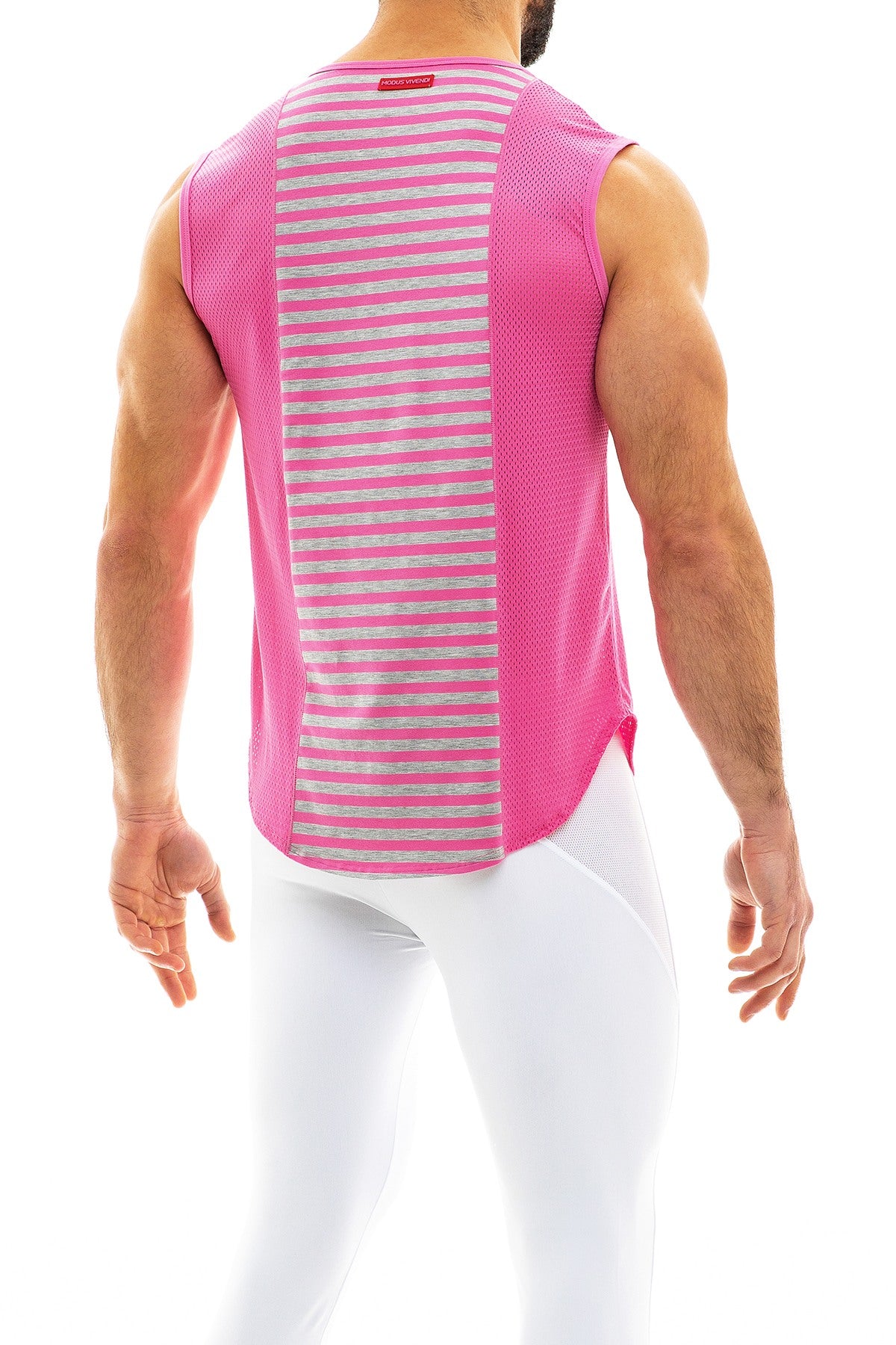 Modus Vivendi Pink Pop Melange Sleeveless Tank