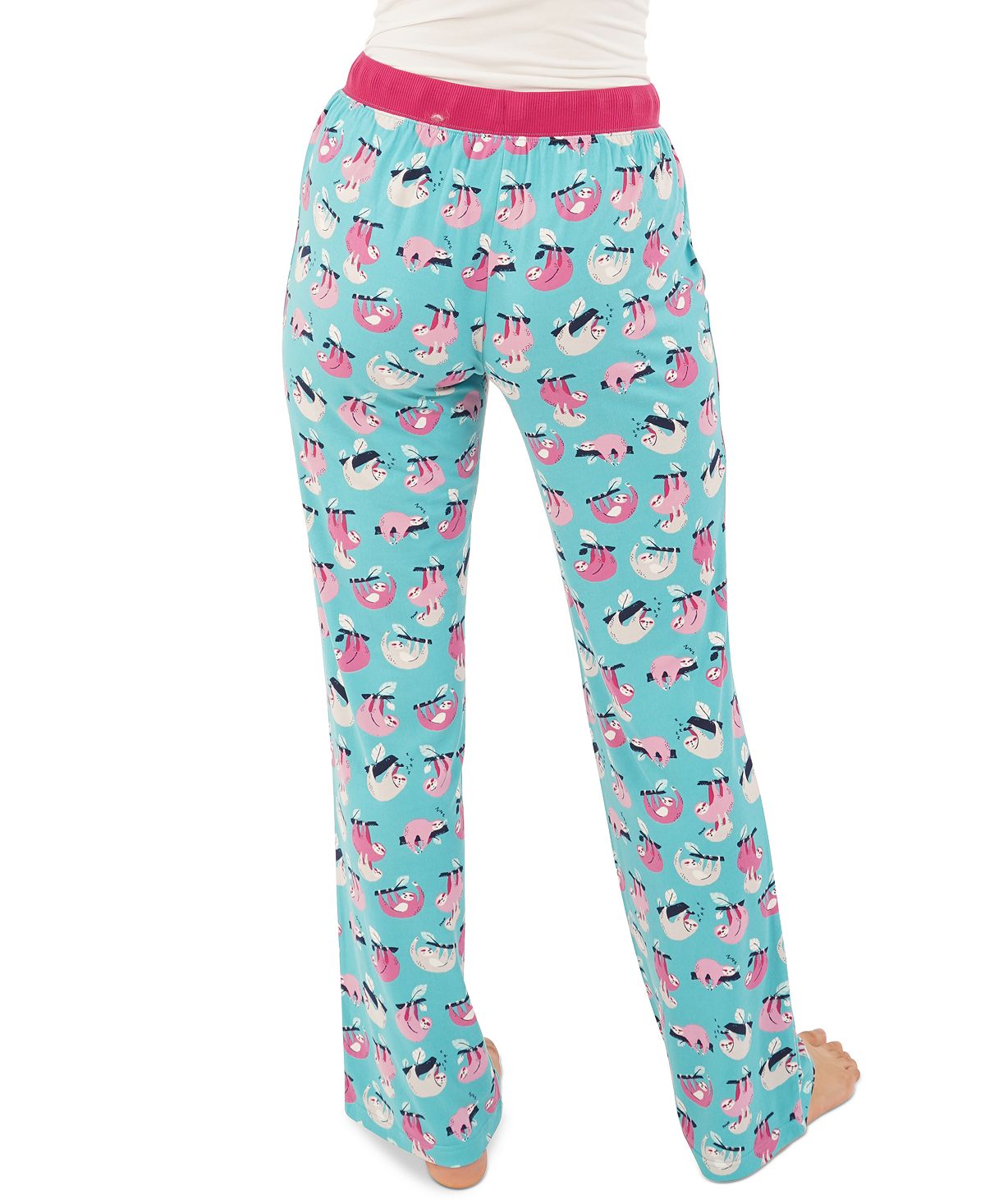 Munki Munki Sleepy Sloth Pajama Pants Green