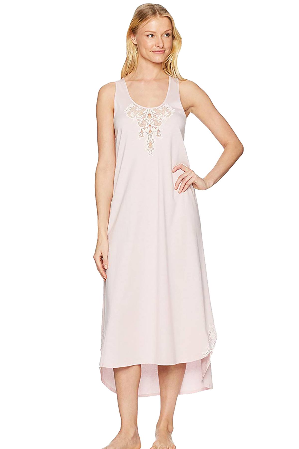 Natori Dusty-Rose Bliss Tank Nightgown