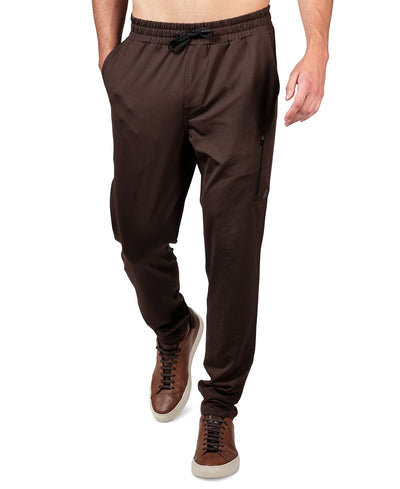 Natori Rumi Modern-fit Stretch Pajama Joggers Espresso