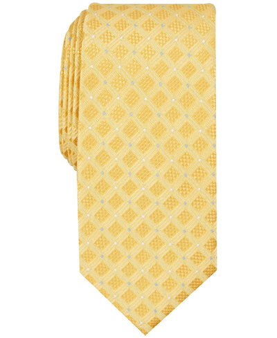 Nautica Pequot Slim Grid Tie Yellow