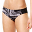 Nike Black/White Marble-Print Bikini Brief