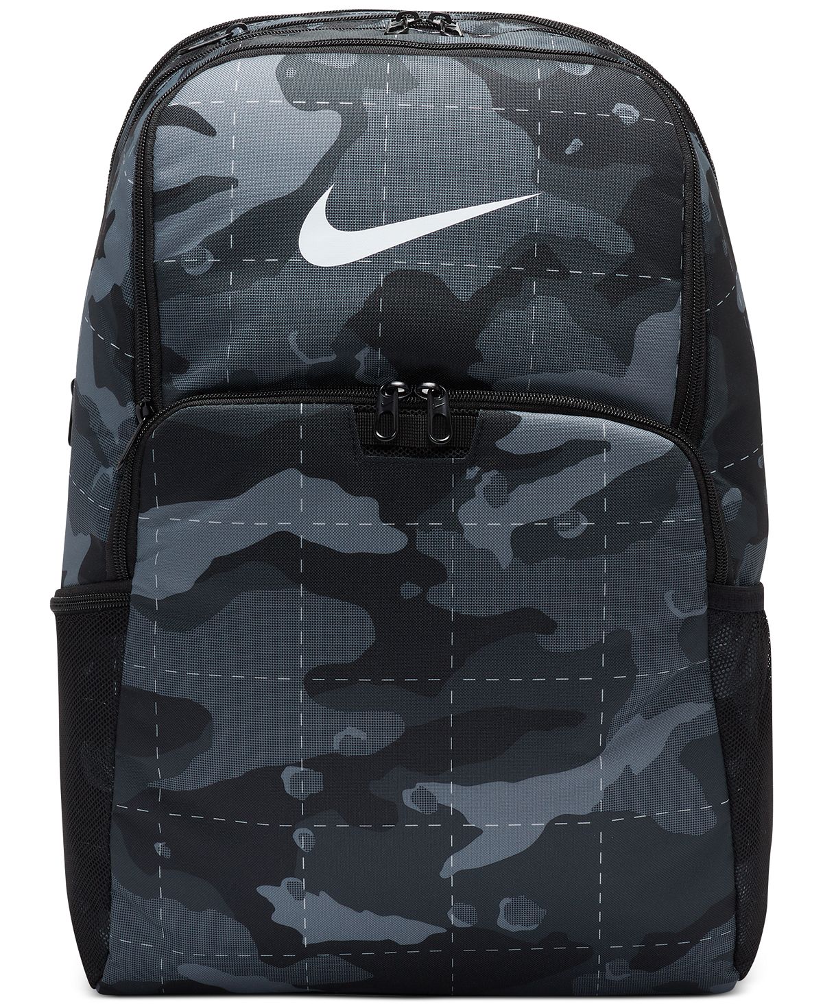 Nike Brasilia Camo Training Backpack Smoke Grey