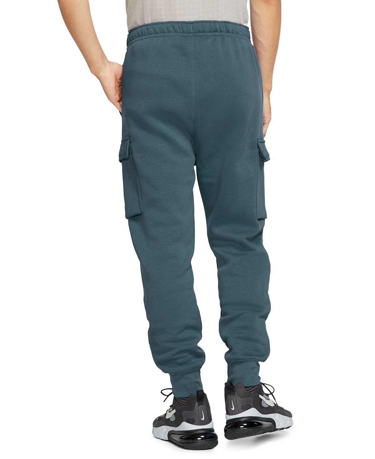 Nike Club Fleece Cargo Joggers Ash Green