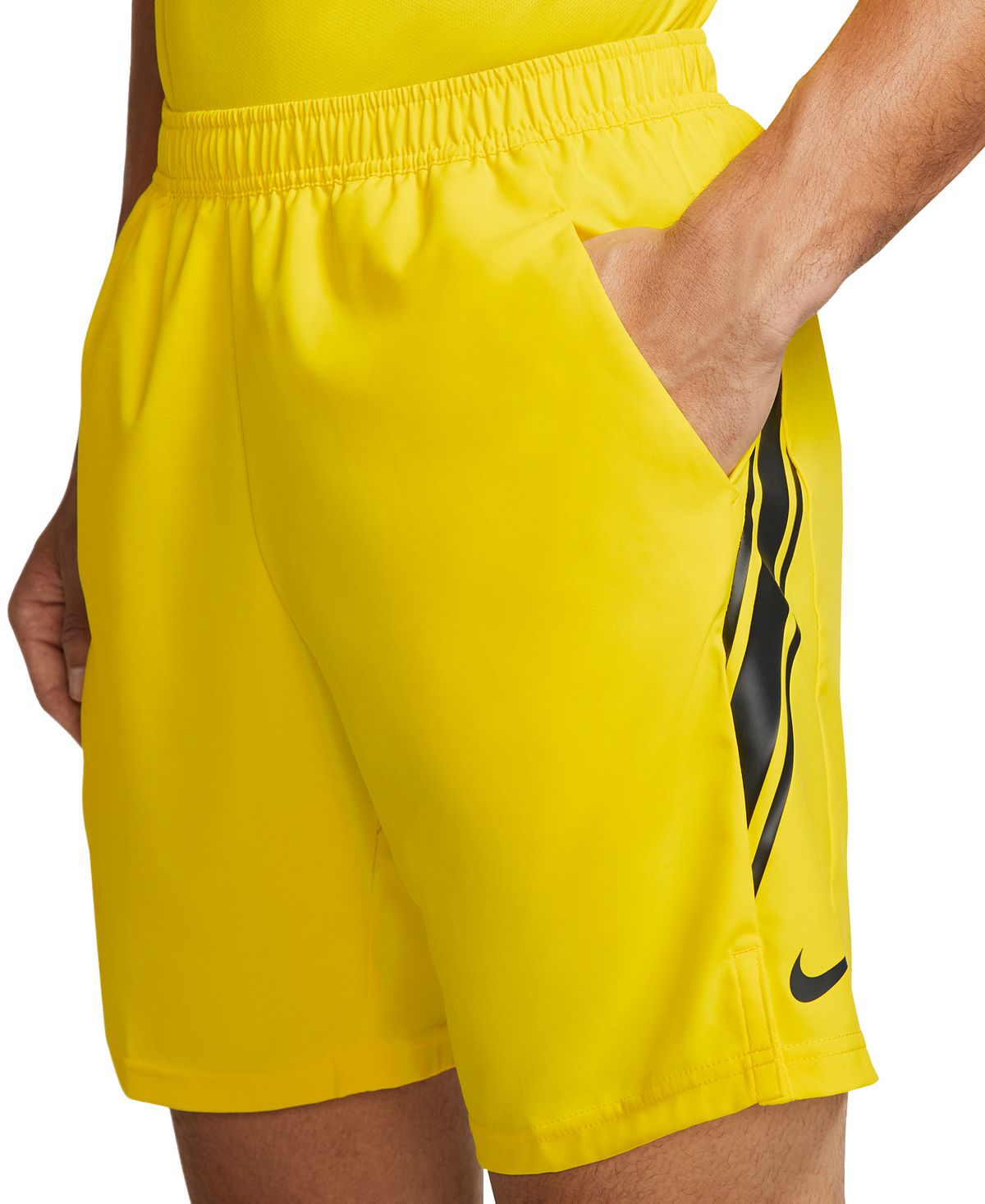 Yellow clearance tennis shorts