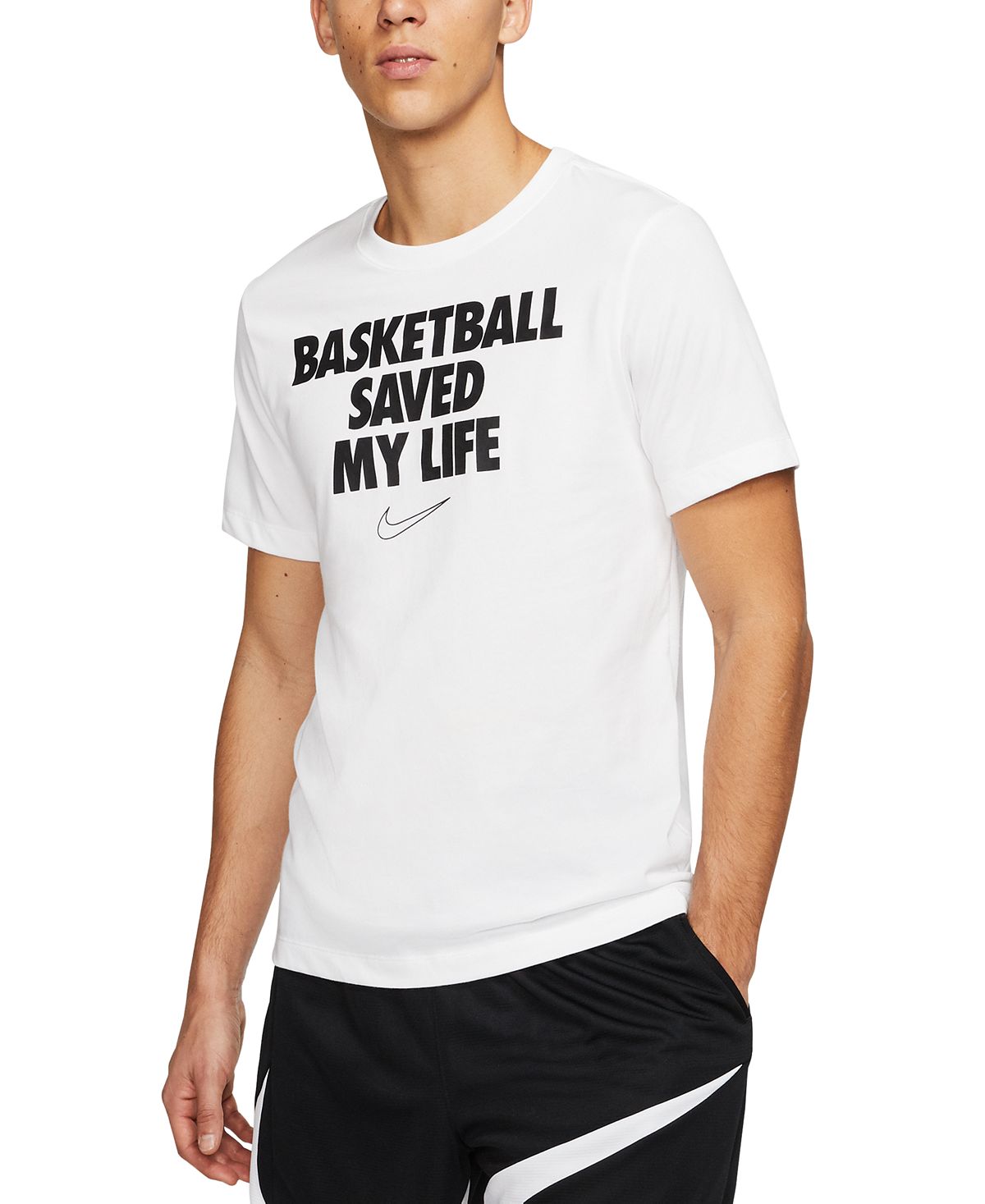 Nike Dri-fit Basketball T-shirt White