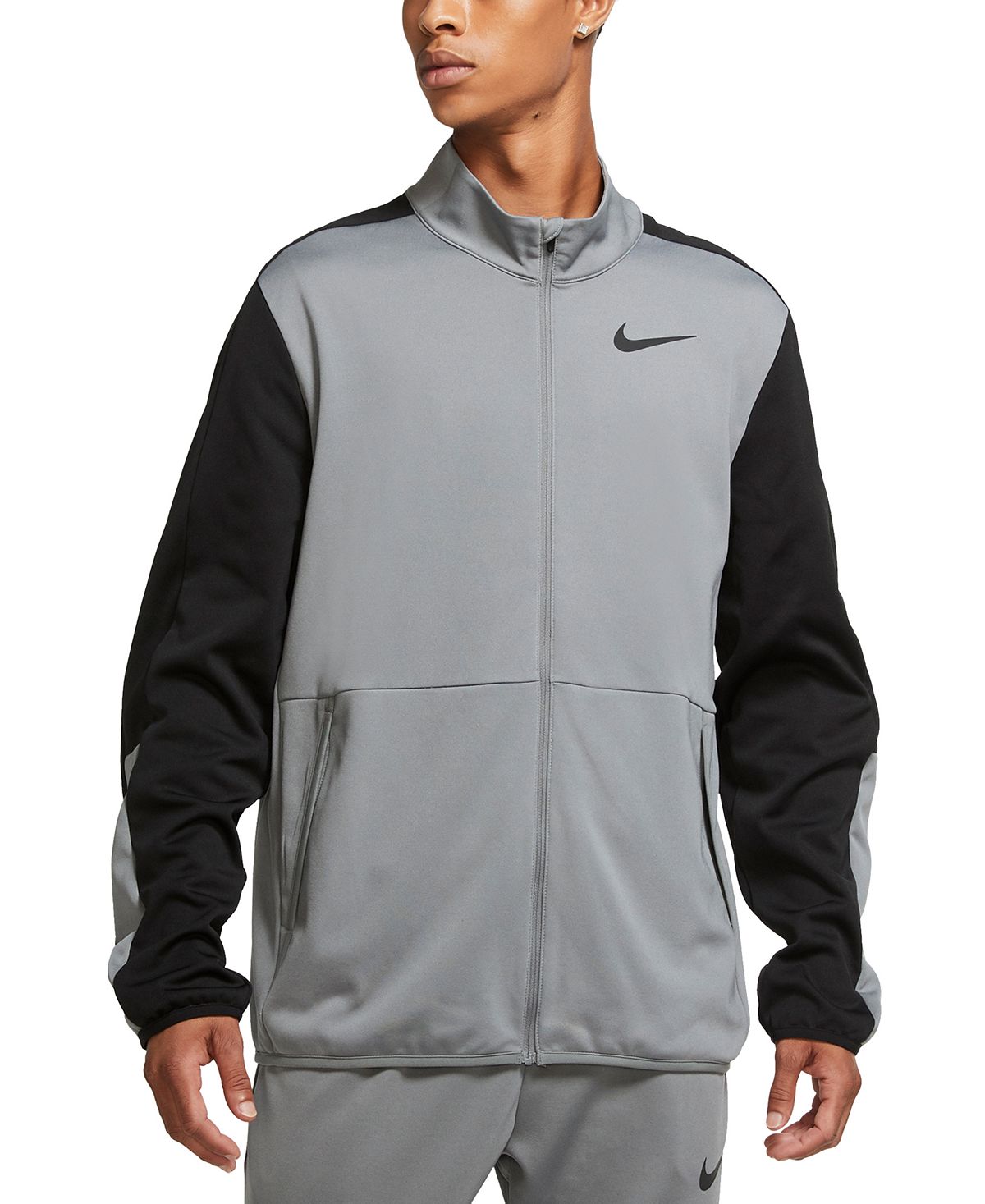 Nike Epic Knit Training Jacket Smoke Grey/ Black