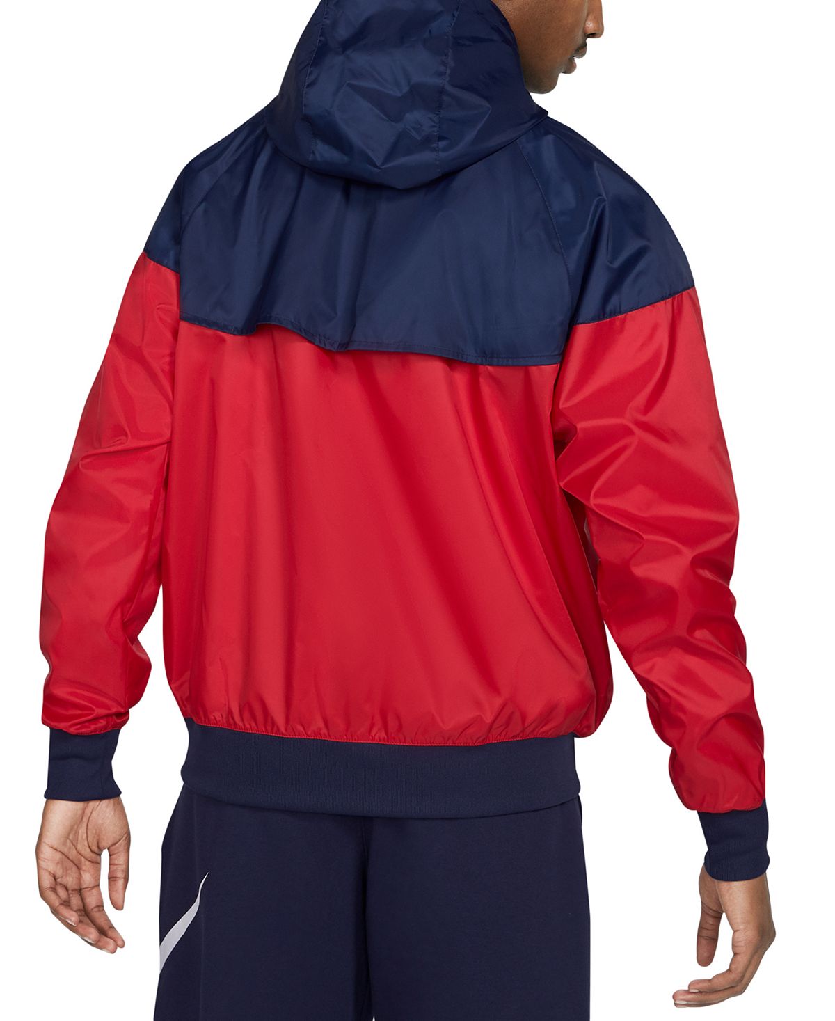 Red white and discount blue nike windbreaker