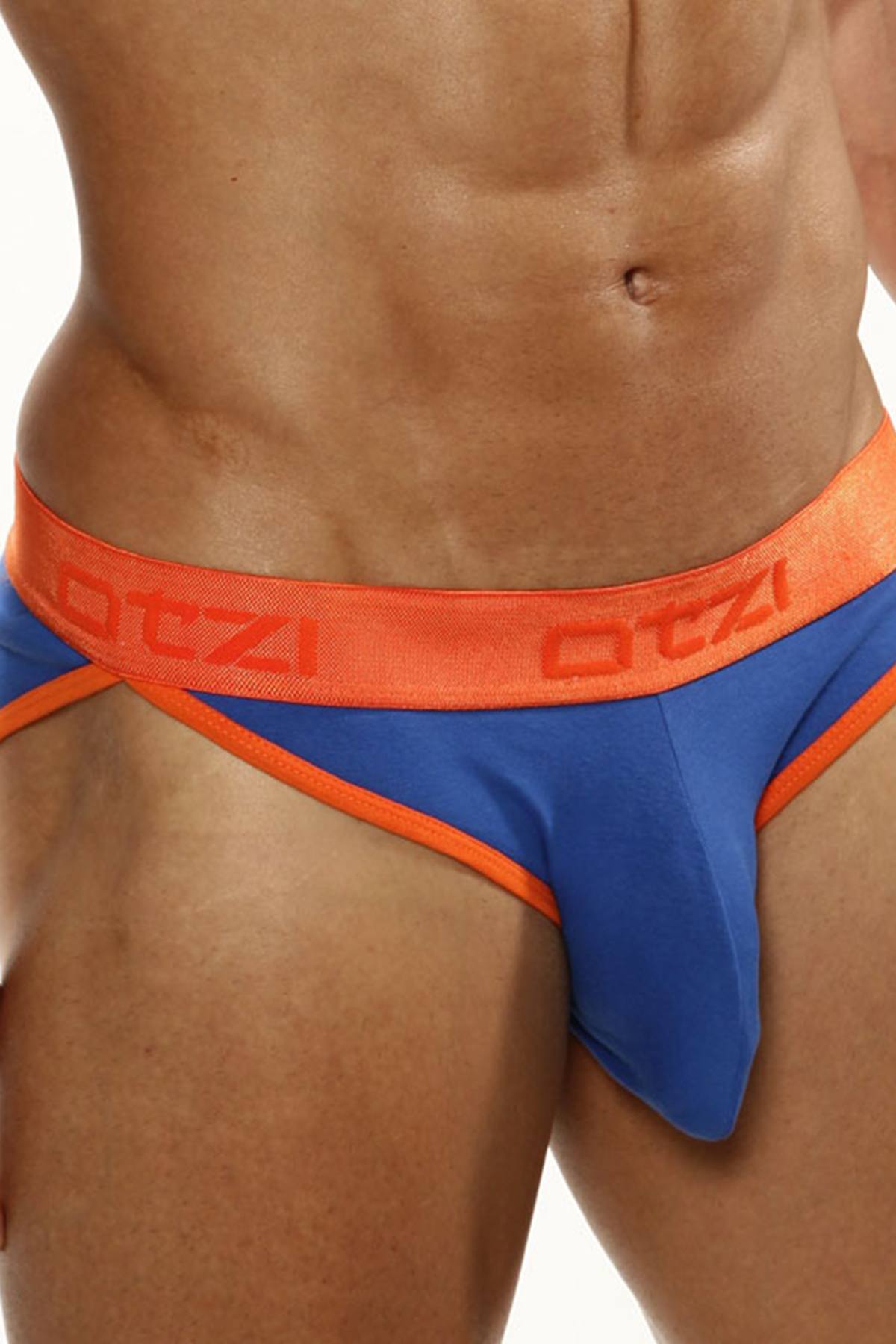 OTZI Royal Blue/Orange Cotton Brief